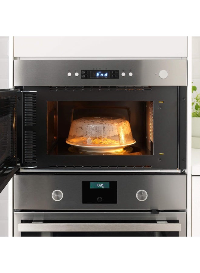 IKEA (IKEA) غطاء ميكروويف من ايكيا بقطر 26 سم باللون الرمادي، غطاء طعام عملي مصنوع من بلاستيك البولي بروبيلين عالي الجودة، مزود بفتحات صغيرة لتصريف البخار أثناء التسخين، يتحمل درجات حرارة تصل إلى 100 درجة مئوية، آمن للاستخدام في الميكروويف وقابل للغسل في غسالة الصحون، مناسب لمعظم أفران الميكروويف الكبيرة والصغيرة، يمنع تناثر الطعام ويحافظ على نظافة الميكروويف، تصميم خفيف الوزن وسهل الاستخدام، حل يومي مثالي للمطابخ المنزلية والمكاتب والسكن الجامعي في المملكة العربية السعودية - Image 3