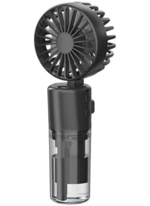 SAFENHAND Portable Handheld Misting Fan, 4-Speed Settings, Water Spray Feature, Desk and Neck Design