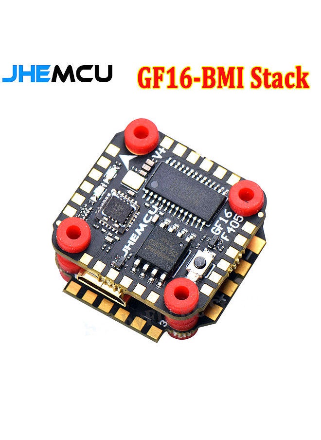 GF16-BMI Stack F405-BMI Flight Controller BMI270 W/OSD AT7456E BLHELI_S 2-4S 13A 4 in 1 ESC Dshot600 for FPV Micro Drone