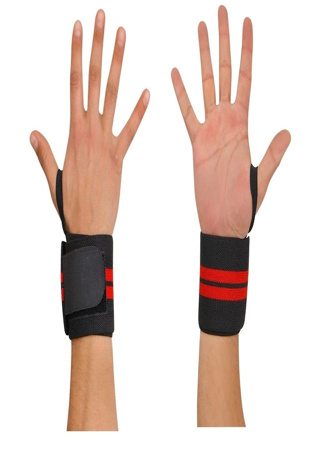 QUADA Wrist Support Band with Thumb Loop Strap for Men and Women (Blue)(1 Pair) - Image 2
