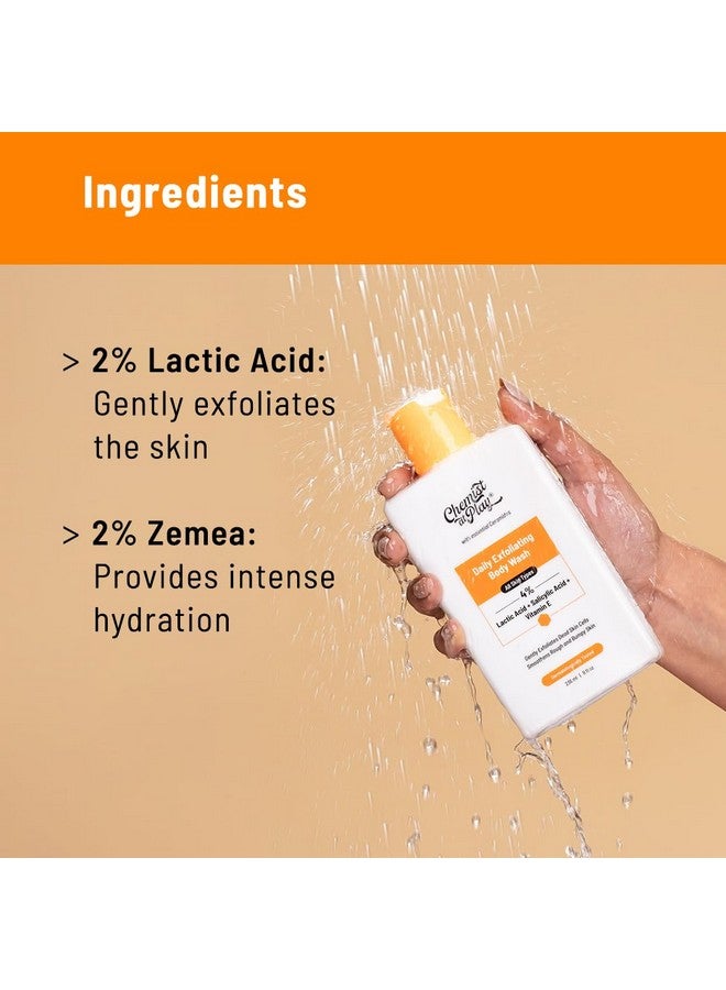 Chemist At Play 1% Salicylic Acid Exfoliating Body Wash 236ml + Brightening Boost Face Wash with 30x Vitamin C 100 ml - Image 5