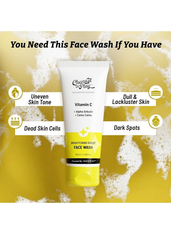 Chemist At Play 1% Salicylic Acid Exfoliating Body Wash 236ml + Brightening Boost Face Wash with 30x Vitamin C 100 ml - Image 2