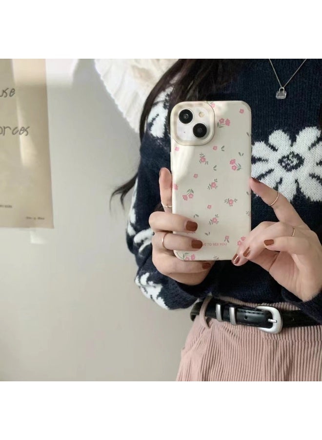 NIBEMINENT Peel Off Floral Protective TPU Case Cover For iPhone 15 Pro Max - Image 2