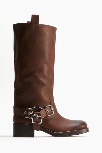 H&M Knee-High Biker Boots