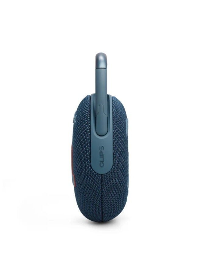 JBL Clip 5 Ultra-Portable Waterproof Speaker - Blue - Image 3