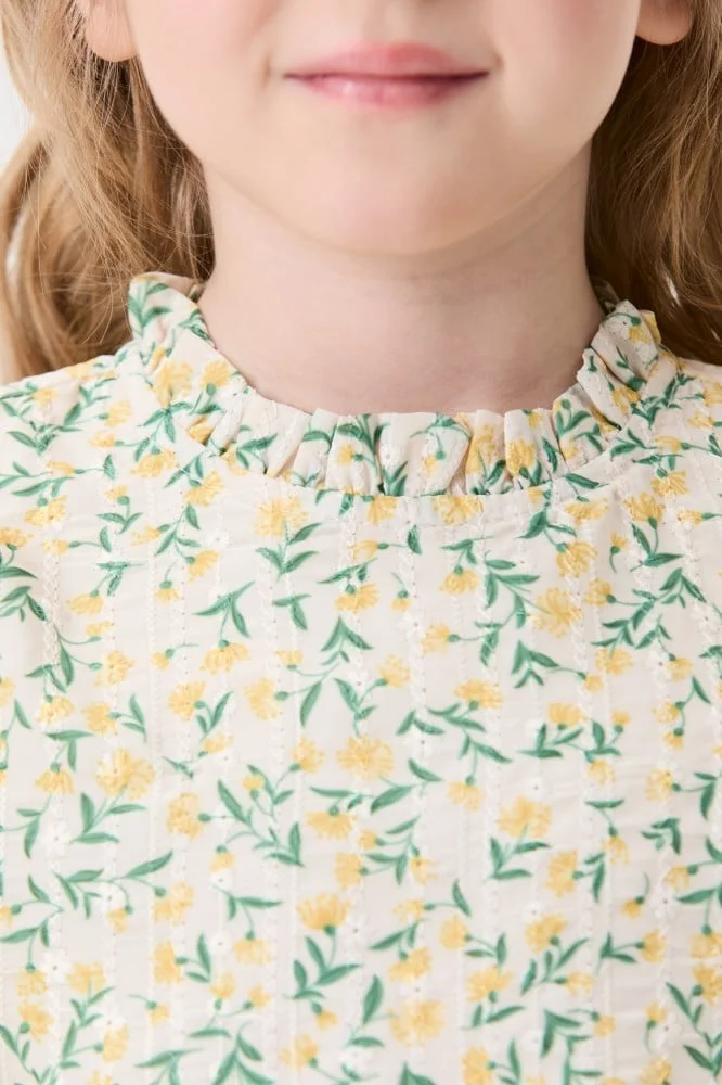Tenda Floral Ruffle Dress