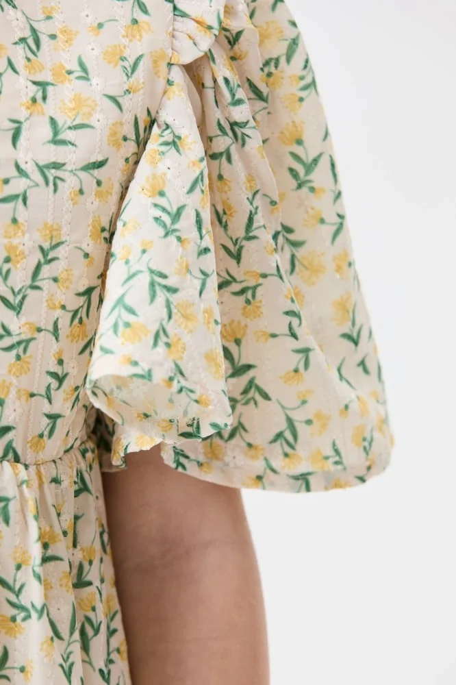 Tenda Floral Ruffle Dress