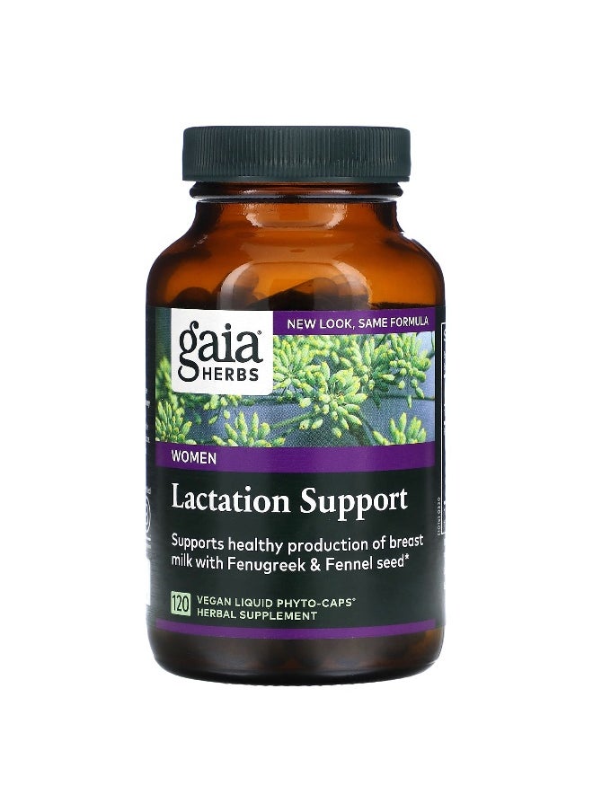 Gaia Herbs - Gaia Herbs, Lactation Support, 120 Vegan Liquid Phyto-Caps - Image 1