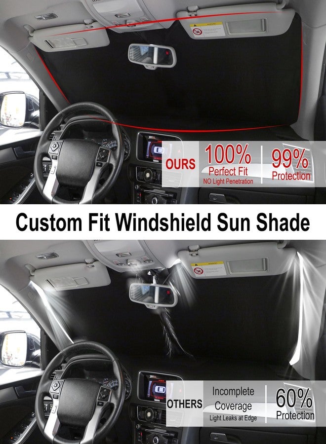 LHFLIVE Sunshade Windshield Fit for 2020-2024 Toyota Corolla Accessories (Not for Corolla Cross) Window Sun Shade Protect Car from Sun Rays - Image 3