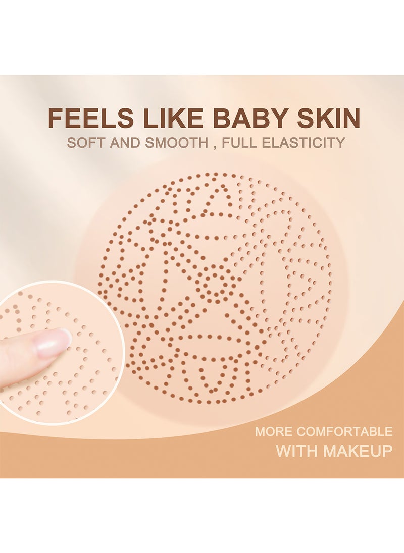 EELHOE Mushroom Head Air Cushion BB Cream, Moisturizing Facial Concealer, Brightening Natural Long Lasting Full Coverage CC Cream Nude Makeup Foundation, Gift for Women  - Image 3