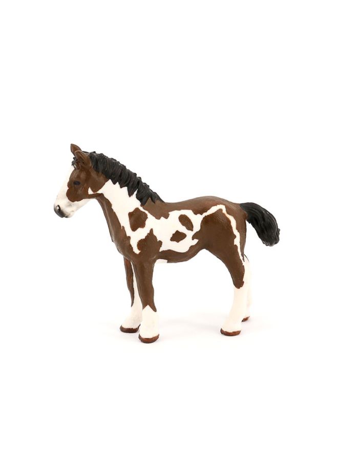 Children's Simulation Wild Animal Model Qianli Horse Horse Foal Sand Table Landscape Decoration Children's Toy Gift-Color:PL127-758 Farabella Stallion - Image 4