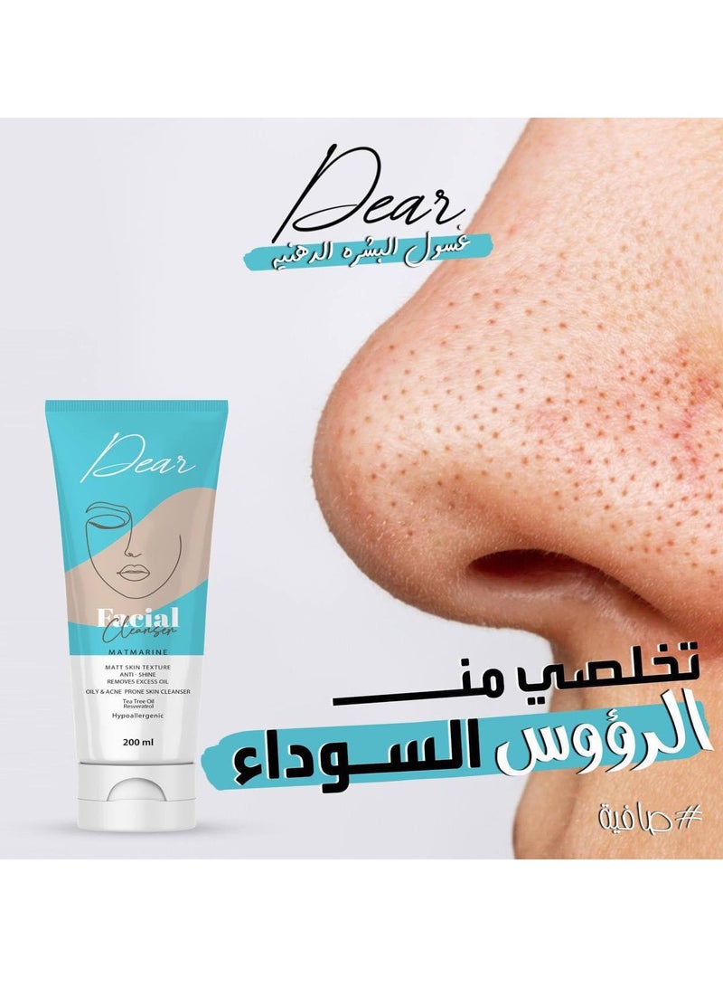 DEAR Facial cleaner from oily skin and acne, 200 ml - Image 3