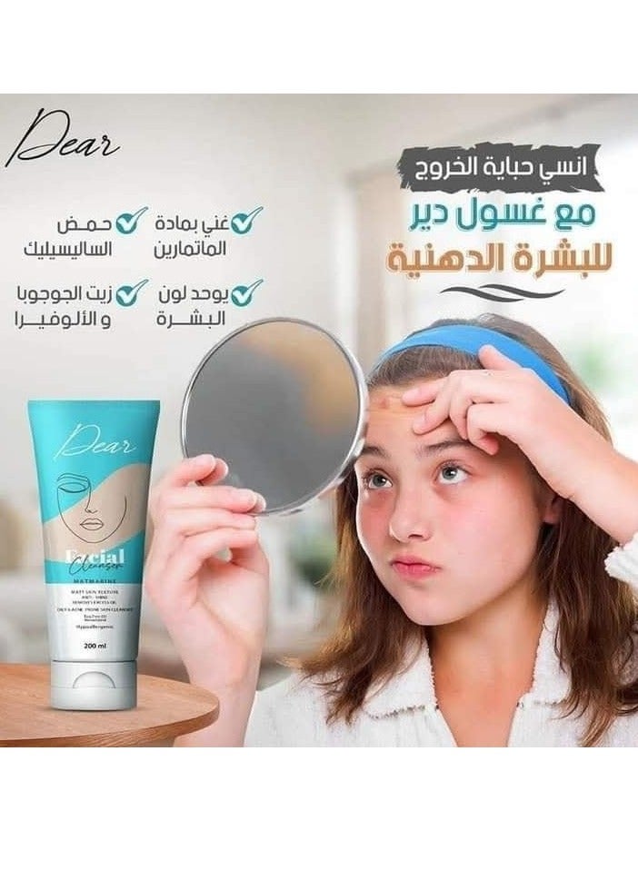 DEAR Facial cleaner from oily skin and acne, 200 ml - Image 4