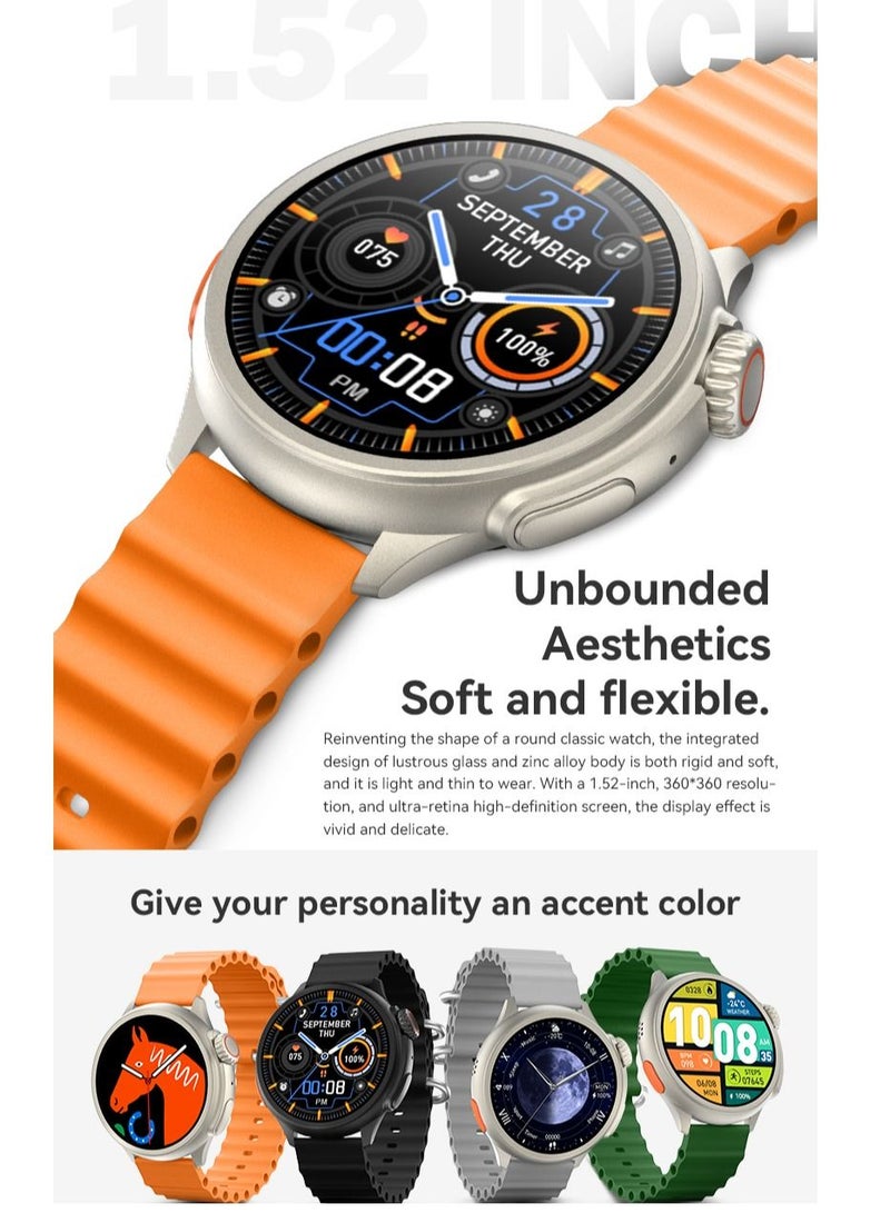 AROAQ Sport Smartwatch Bluetooth Call Waterproof Checks Heart Rate Blood Oxygen Fitness Tracker - Image 2