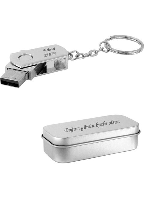 Name Personalized 16 GB USB Memory Keychain