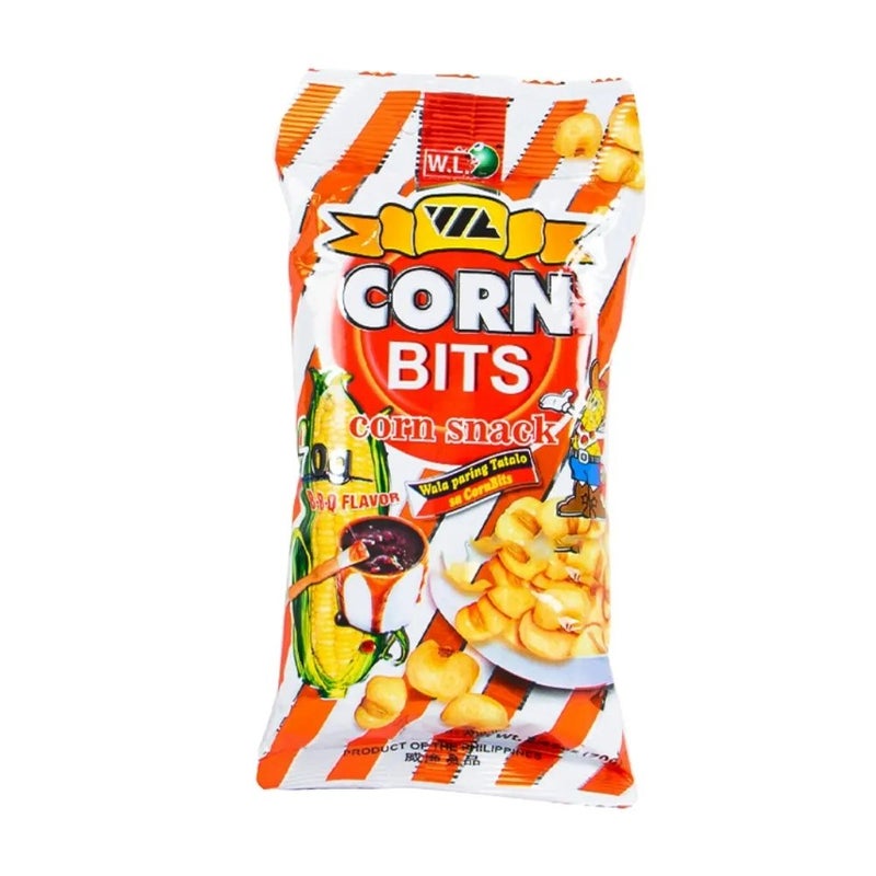 W L Corn Bits Corn Snack With BBQ Flavor- 70gms