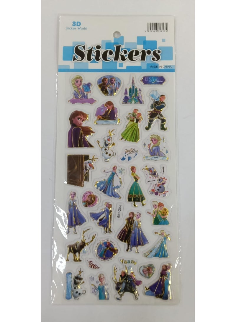 3D Sticker World Stickers for Children
