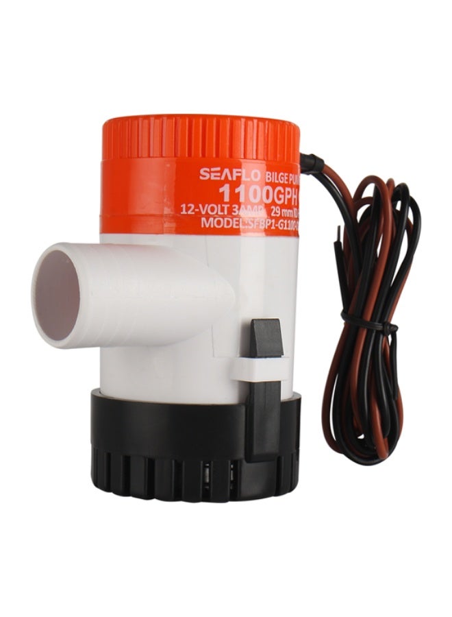 SEAFLO Marine Bilge Pump 1100GPH 12V/24V Boat Water Pump with Anti-Airlock Protection - Image 1
