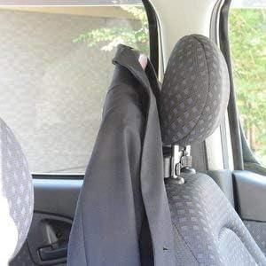 Gladnes Gladnes MultiFunction Car Coat Hanger Detachable Auto Seat Headrest Clothes Holder for Suits Jackets Shirts and Dresses WrinkleFree Travel Accessory for All Cars ABS Plastic  - Image 4