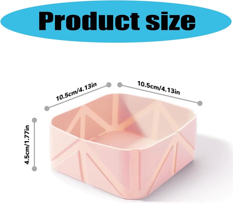 Leakproof Foldable Pet Bowl Locking Clip Portable Design for Dogs Travel Hiking Outdoor Activities Dog Locking Clip Pet Travel Puppy Waterer Dog - Image 4