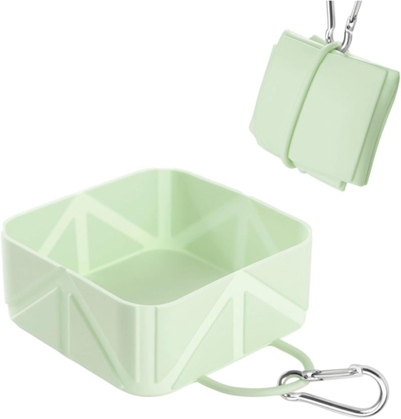 Leakproof Foldable Pet Bowl Locking Clip Portable Design for Dogs Travel Hiking Outdoor Activities Dog Locking Clip Pet Travel Puppy Waterer Dog - Image 5
