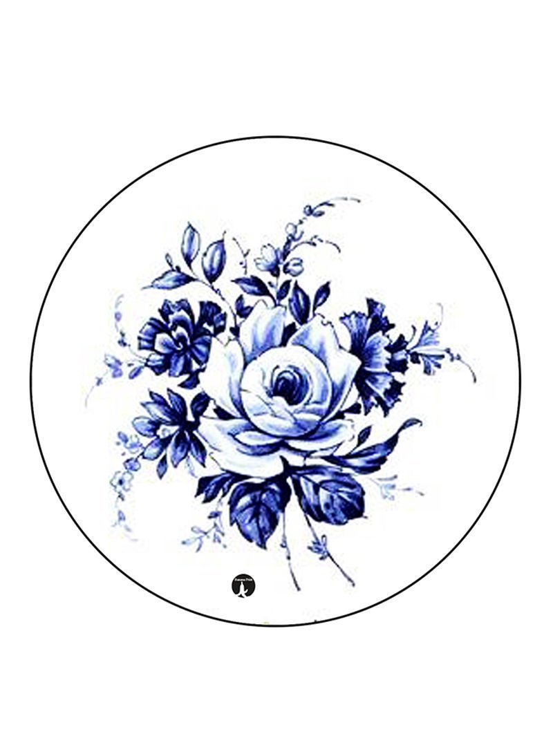 RKN Flowers Printed Mouse Pad  Multicolour