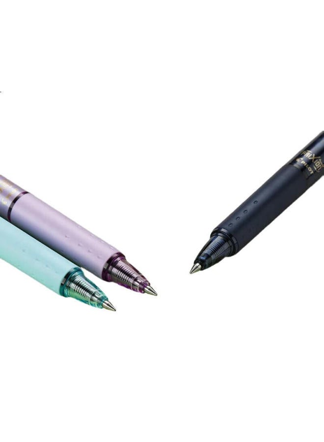 Pilot Erasable Pen - Retractable Gel Pen With Temperature Control For Students And Office Use Lfbk-23Ef 0.5 Light Blue Grid/Black - Image 2