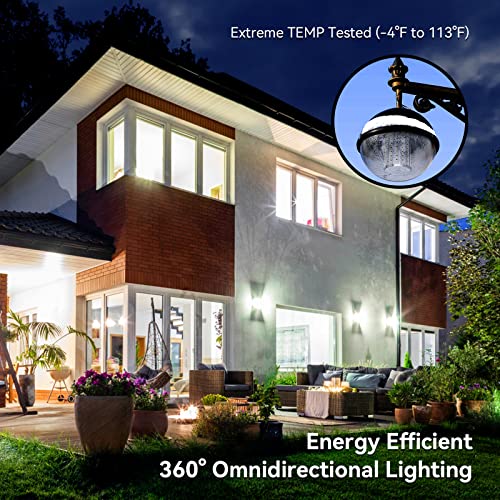 FanNicoo 2 Pack 500W Equivalent LED Corn Light Bulb 5500 Lumen 6500K 60W Large Area Cool Daylight White E26E27 Medium Base for Outdoor Indoor Garage Warehouse Factory Workshop Street Backyard - Image 3