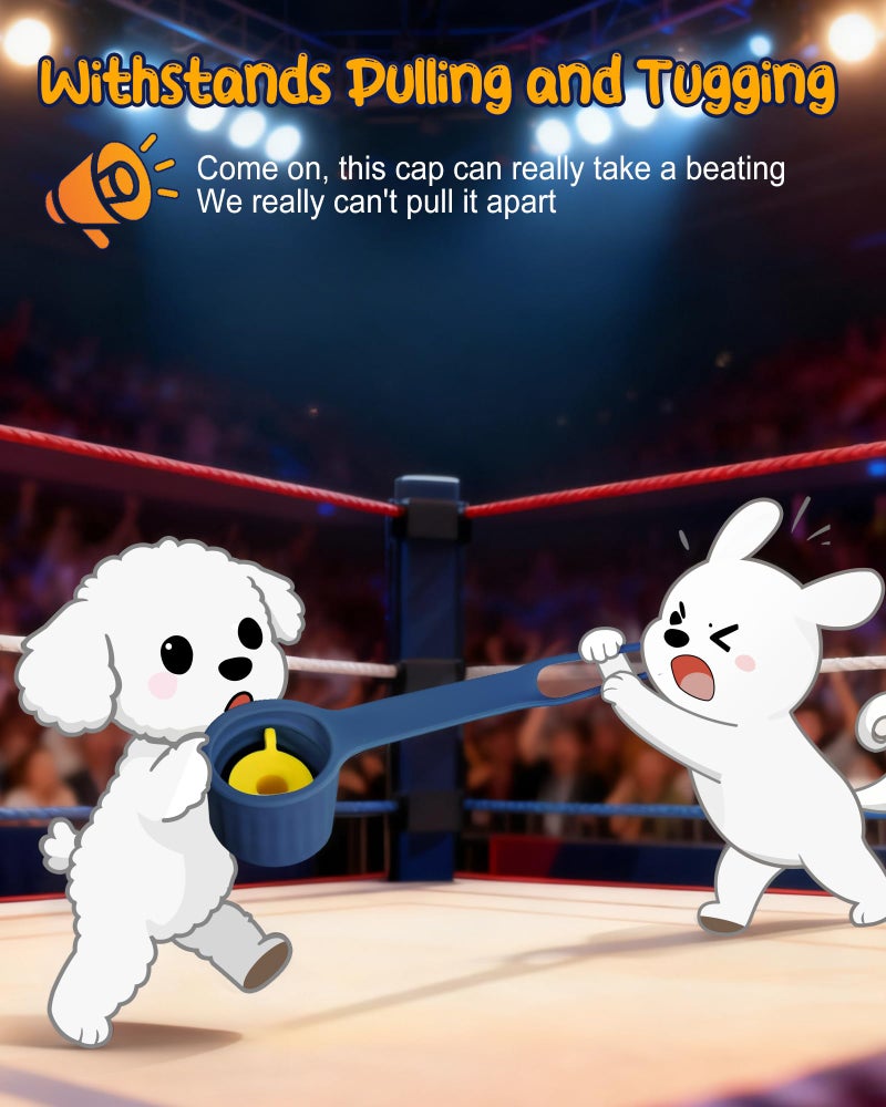 Redsack 3-Packs Silicone 5 Gallon Water Jug Cap, 2/3/4/5Gal Reusable Bottle Lids, Leak-Proof Replacement Caps for 55mm & 60mm Bottle Standard/Screw/Crown Tops, Dishwasher Safe & BPA-Free (Dark Blue, 3 PACKS) - Image 3