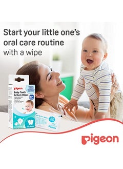 pigeon Baby Tooth & Gum Wipes- Assorted  - Image 2