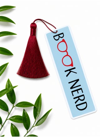 Book Nerd Bookmark With Tassel