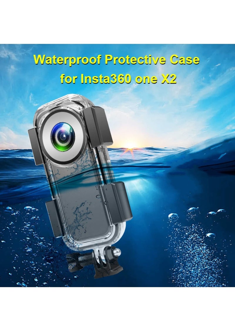 Waterproof Case Housing Dive Case for Insta360 ONE X2 Action Camera Waterproof Up to 30m for Diving Snorkeling Swimming  - Image 4
