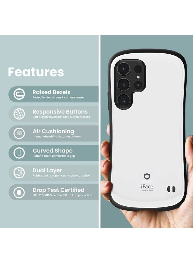 iFace Case for Samsung Galaxy S23 Ultra [First Class] – Cute Shockproof Dual Layer [Hard Shell with Bumper] Heavy Duty Protective Cell Phone Cases [Drop Tested] - White - Image 3