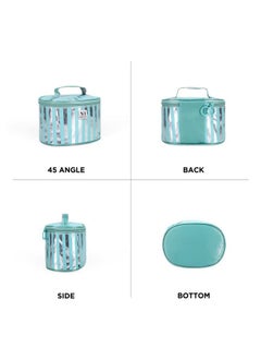 NFI essentials Small Cosmetics Pouch Makeup Pouch Vanity Case Jewellery Pouch Stationery Pencil Case Travel Organiser Travel Pouch  - Image 3