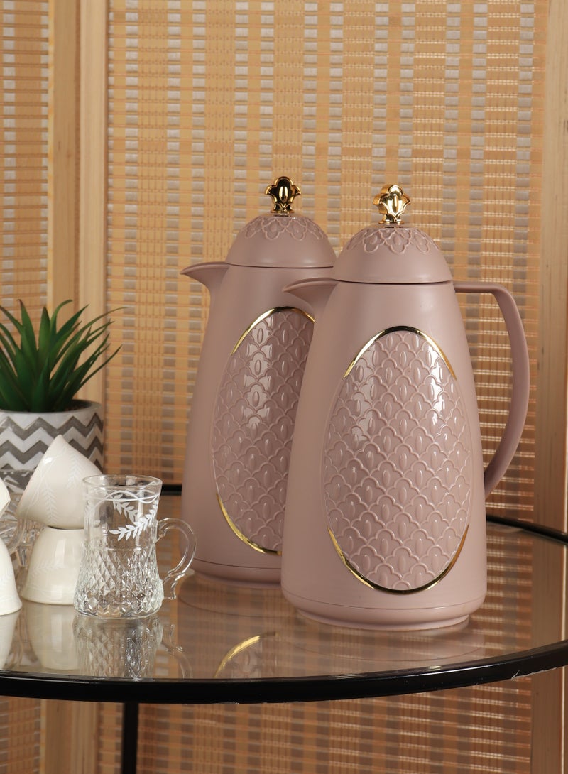 1 liter tea or coffee thermos set keeps drinks hot for a long time