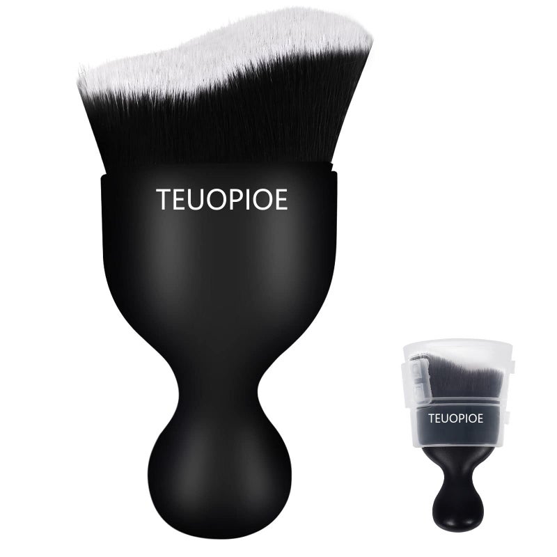TEUOPIOE Car Interior Cleaning Brush Car Duster InteriorCar Detailing Brush Dusting BrushCar Interior Cleaning Tool Auto Soft Hair Car BrushAuto Interior Dust Brush for Air VentsWhite