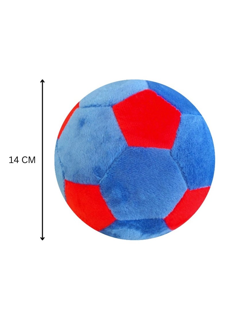 ALLKING Baby soft toys ball, Soft Soccer Ball, Durable Football Fluffy Toy, Soccer ball Gift for Kids Boy Bab (14cm）  - Image 3