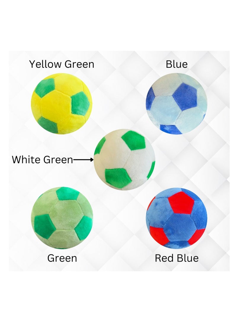 ALLKING Baby soft toys ball, Soft Soccer Ball, Durable Football Fluffy Toy, Soccer ball Gift for Kids Boy Bab (14cm）  - Image 4