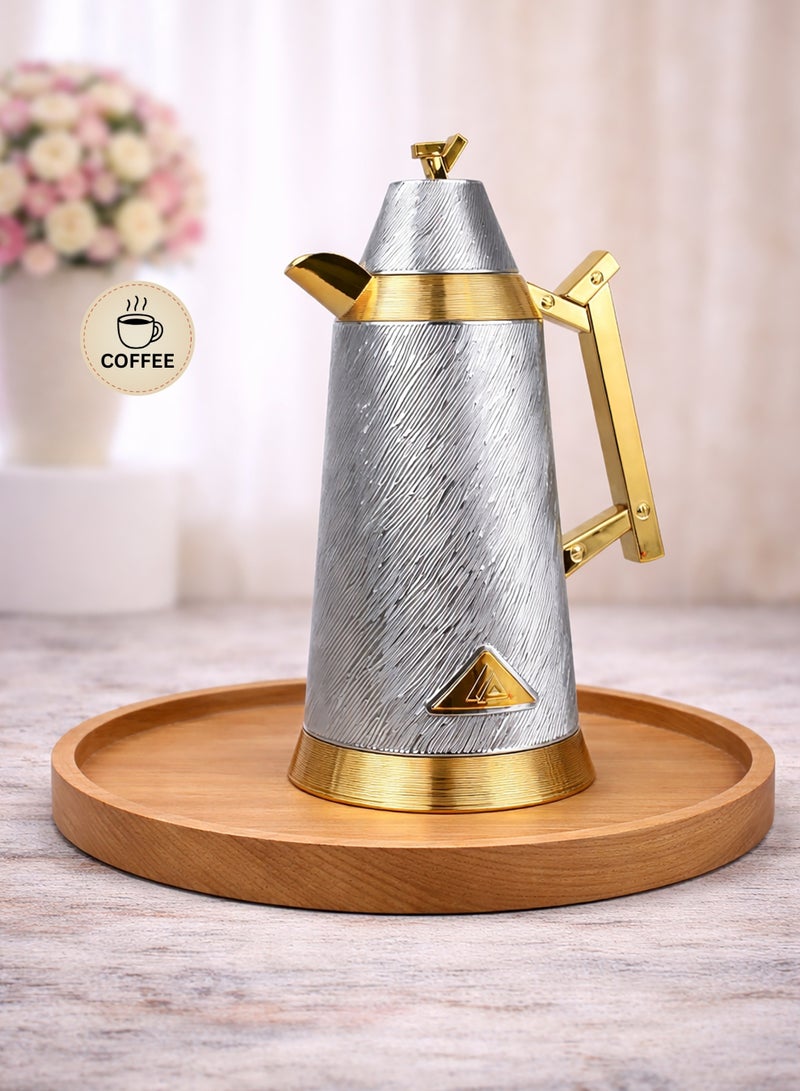 البيت الأحمر طقم ترامس فاخر من ABS – سعة 1 لتر + 1 لتر LF901 - Image 2