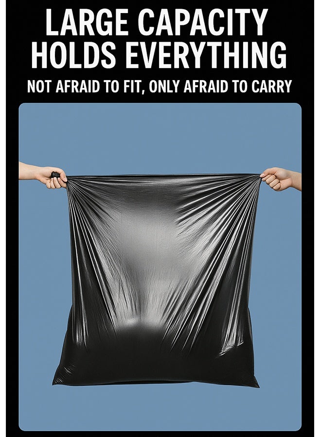 Alruht 50 Pieces Extra Thick Garbage Bags, Large Trash Bags for 30L Trash Cans, Garbage Can Liners, Heavy Duty Tear-Proof and Leak-Proof, Multipurpose Household Cleaning Garbage Bags for Home, Office, Hotel (60x80cm) - Image 4