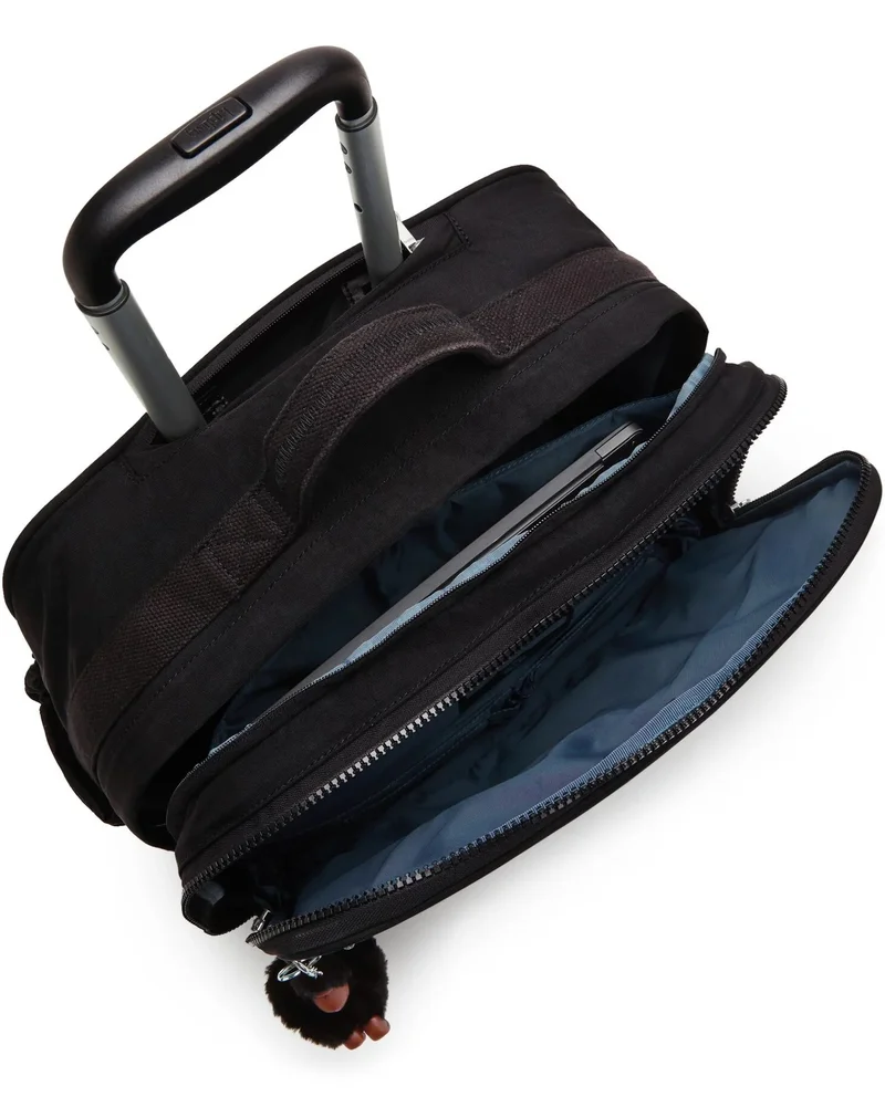 Kipling  New Storia Large 4-Double Wheeled Kids Trolley Bag - True Black for Men | Best Price UAE