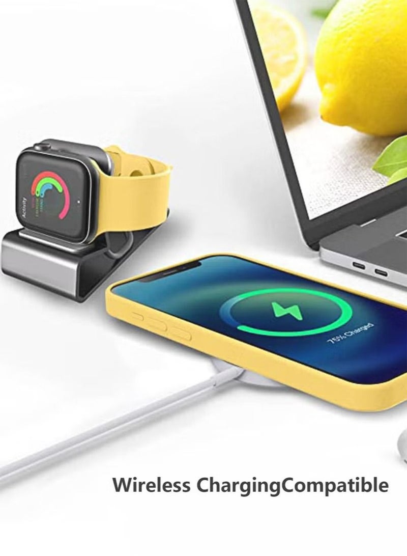 iPhone 15 Pro Max Mobile Case Cover with Soft Liquid Silicone Protection Anti-Scratch Shockproof Accessories Slim Protective Back Cover with Comfortable Hold Touch Feeling and Anti-fingerprint - Image 4