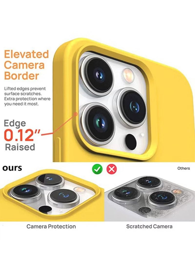 iPhone 15 Pro Max Mobile Case Cover with Soft Liquid Silicone Protection Anti-Scratch Shockproof Accessories Slim Protective Back Cover with Comfortable Hold Touch Feeling and Anti-fingerprint - Image 2