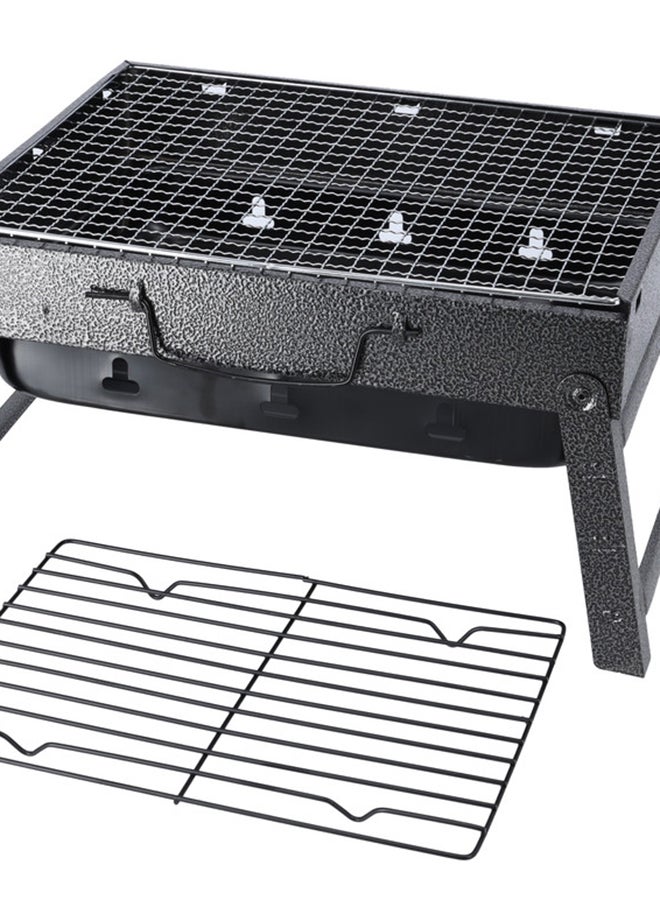 Royalford Barbecue Stand with Grill, RF10357 - Foldable Barbecue Charcoal Grill, Folding Tabletop Kabab Smoker Grill for Outdoor Camping, Durable Iron - Image 4
