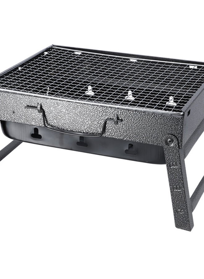 Royalford Barbecue Stand with Grill, RF10357 - Foldable Barbecue Charcoal Grill, Folding Tabletop Kabab Smoker Grill for Outdoor Camping, Durable Iron - Image 3