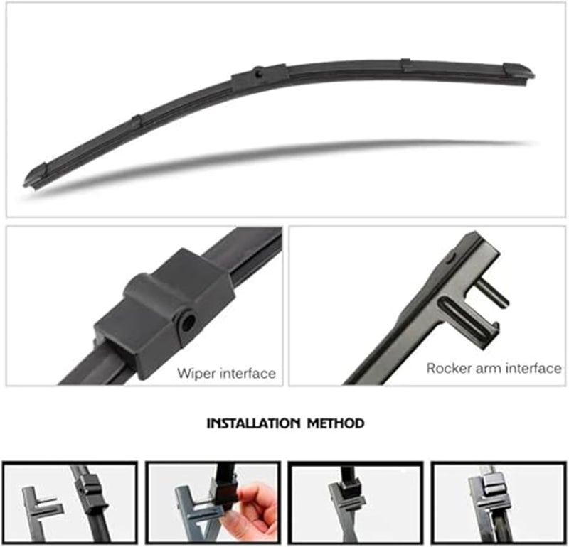 Wivplex Car Front Wiper Blades for Ford Focus MK2 - Image 5