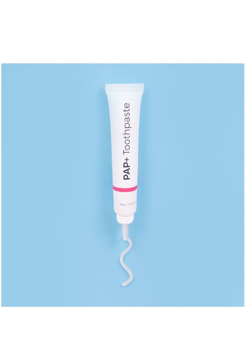 GlorySmile - PAP+ Teeth Whitening Toothpaste PAP+ Formula Infused Remove Tough Stains Detoxifies Mouth & Freshens Breath Organic Oral Cleaning Toothpaste Unisex 40g - Image 1