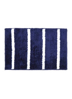 Status Contract Soft Microfiber Anti-Skid Bath Mat/Room Enterence/Office Enterence (Blue) Pack of 2, 38 X 58 Cm  - Image 2