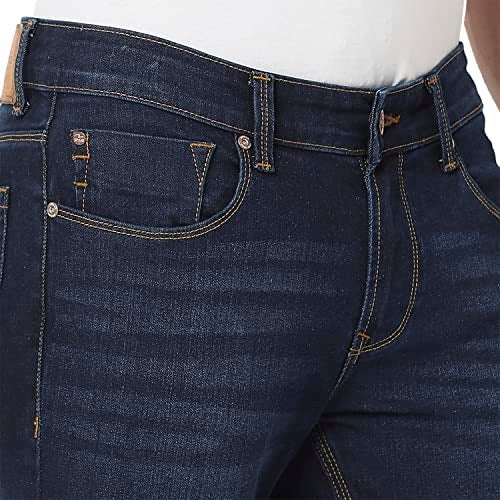 Spykar Men's Super Skinny Fit Low-Rise Casual Jeans Dark Blue - Image 4
