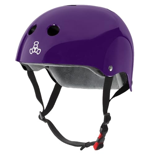 Triple Eight Certified Sweatsaver Helmet for Skateboarding, BMX, Roller Derby, Roller Skating, Inline Skating, Scooter and Bike - Image 1